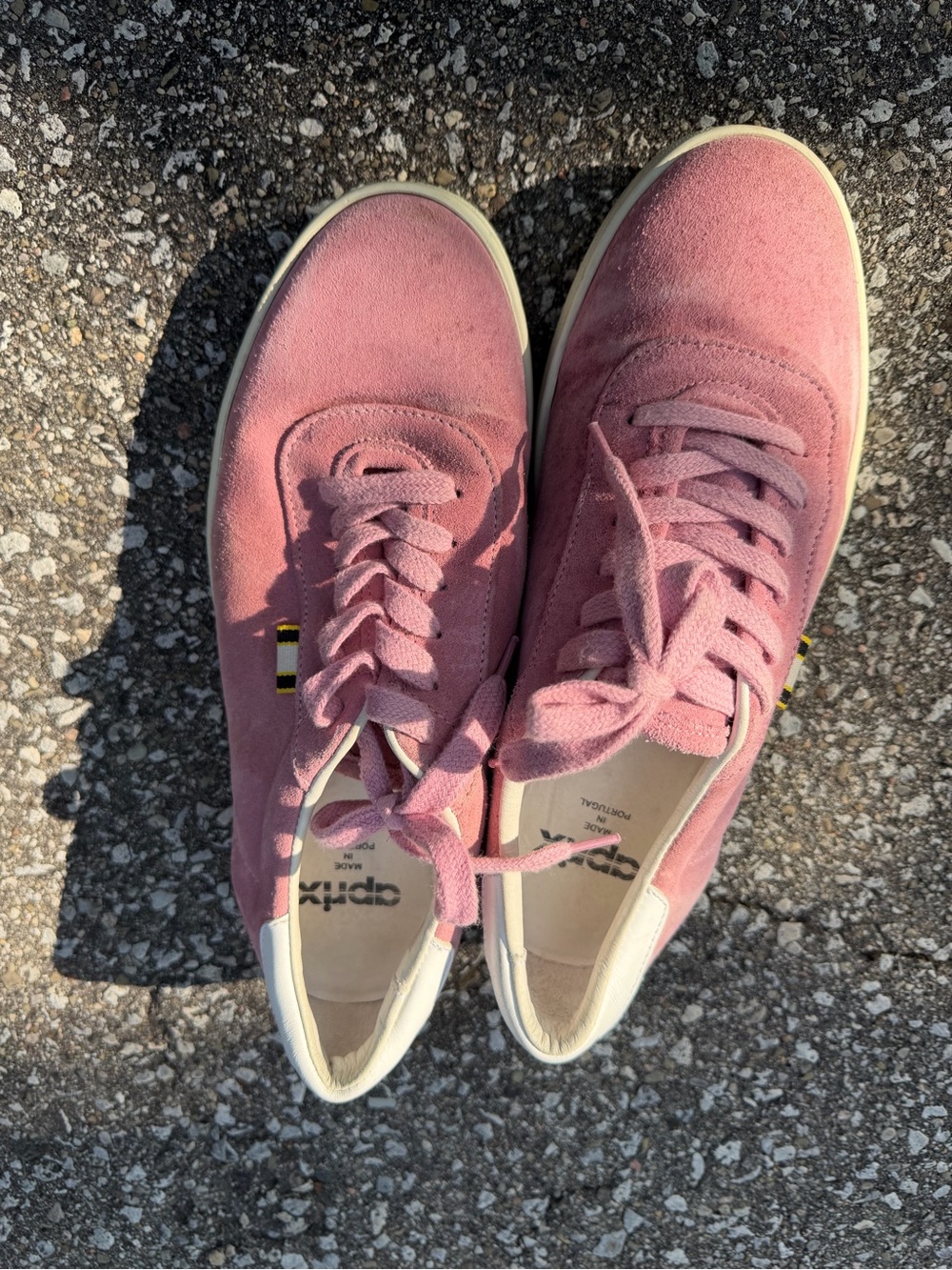 Aprix Pink Suede Sneakers | Made in Portugal | EU 42